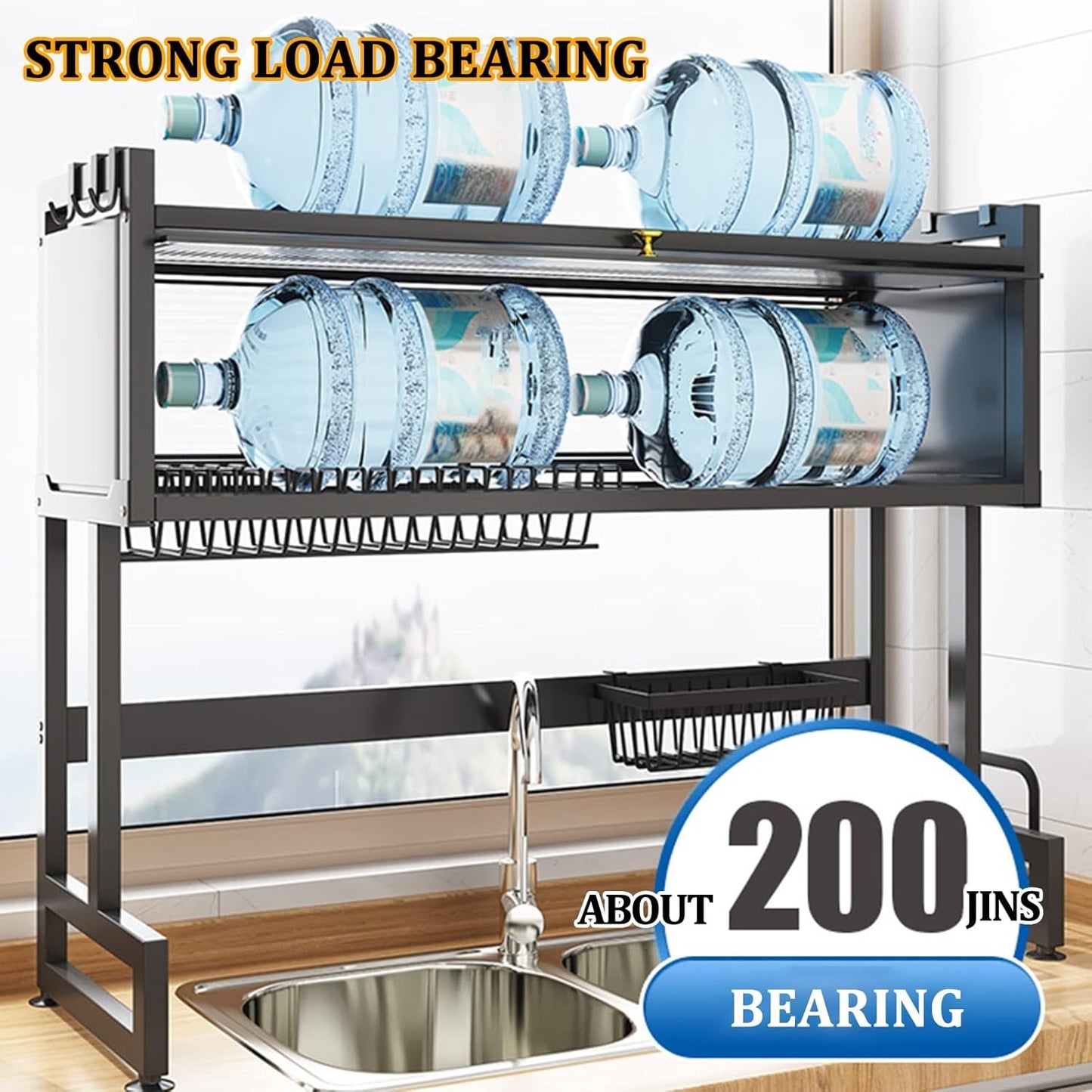 Escurridor de platos con tapa