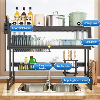 Escurridor de platos con tapa