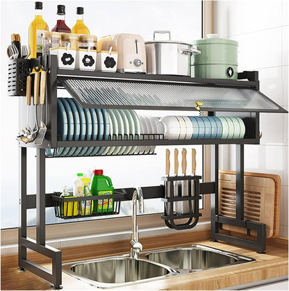 Escurridor de platos con tapa