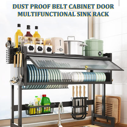 Escurridor de platos con tapa